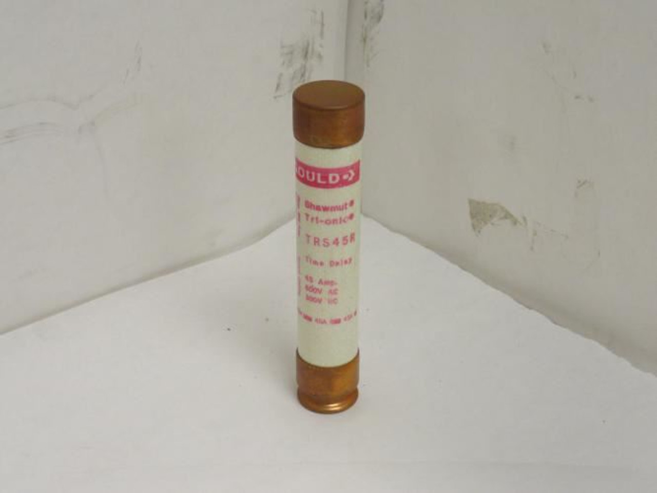 Gould TRS45R; Lot-2 Tri-onic Time Delay Fuse; 45A; 600VAC