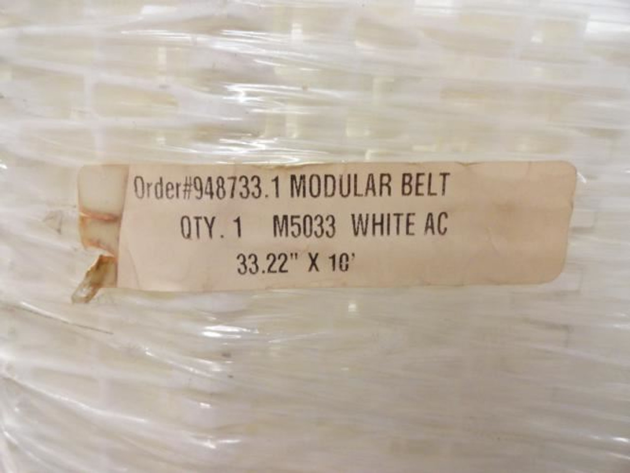 Habasit M5033; Flighted Belt 33.2"W x 10'L