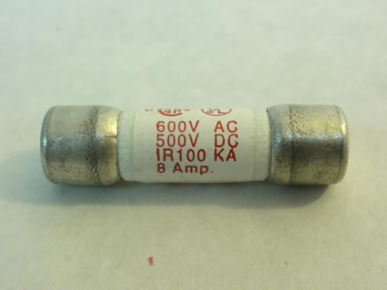 Gould ATM8; Lot-9 Fuse; 8A; 600V 13/32"OD x 1-1/2"L
