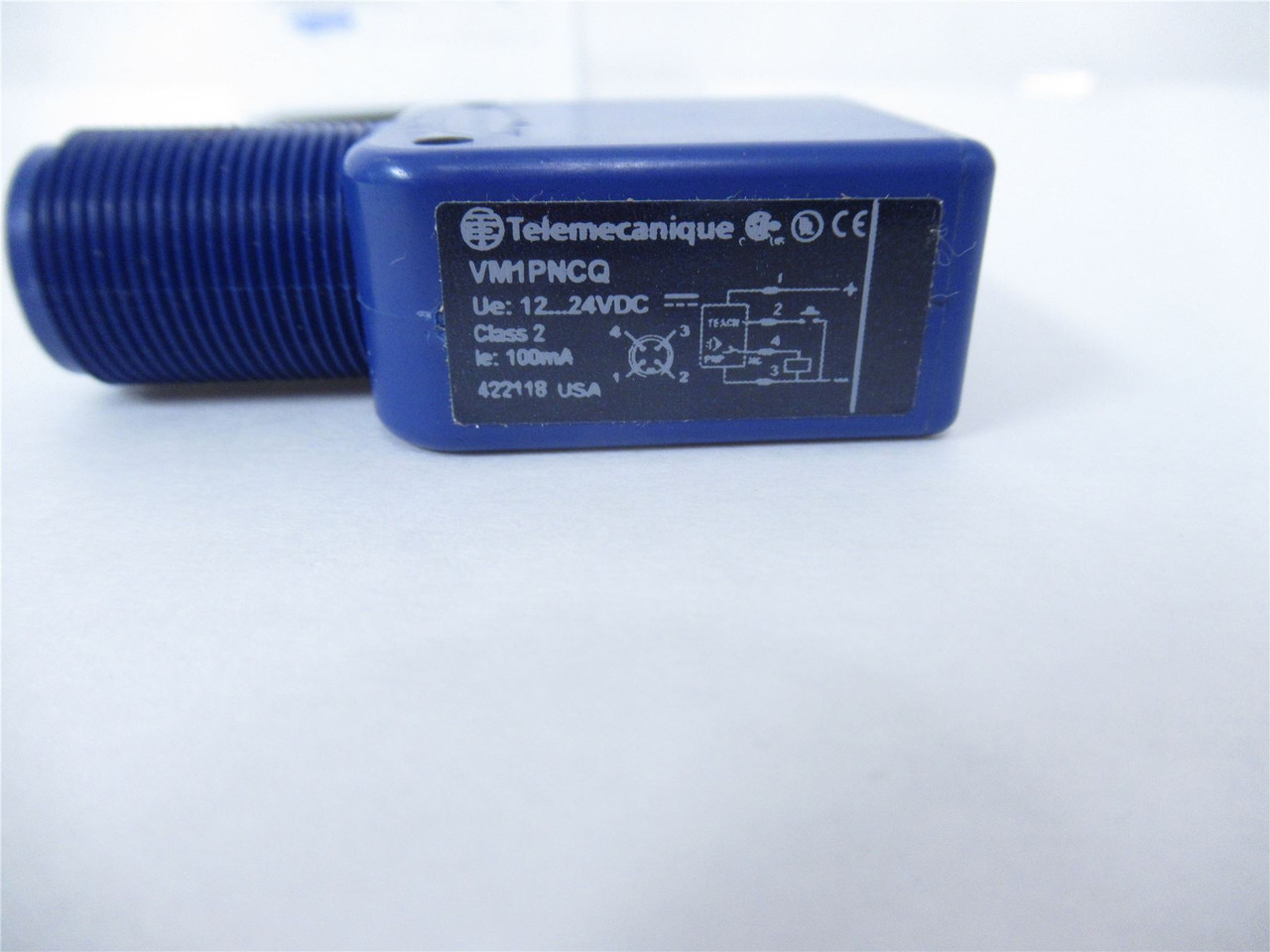 Telemecanique VM1PNCQ; Proximity Sensor Ultrasonic 12...24VDC