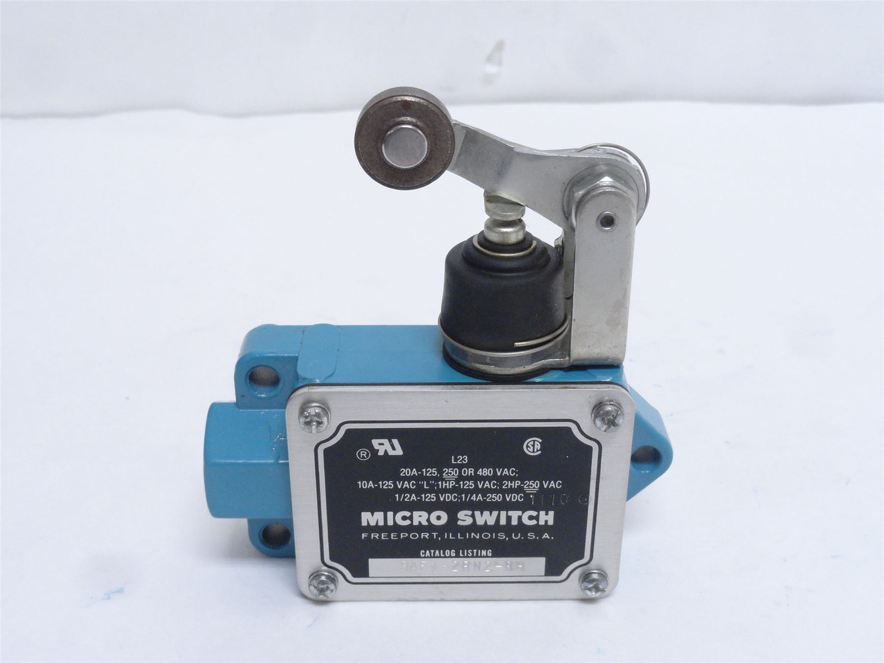 Micro-Switch BAF1-2RN2-RH; Top Roller Arm Limit Switch; 21 Amp