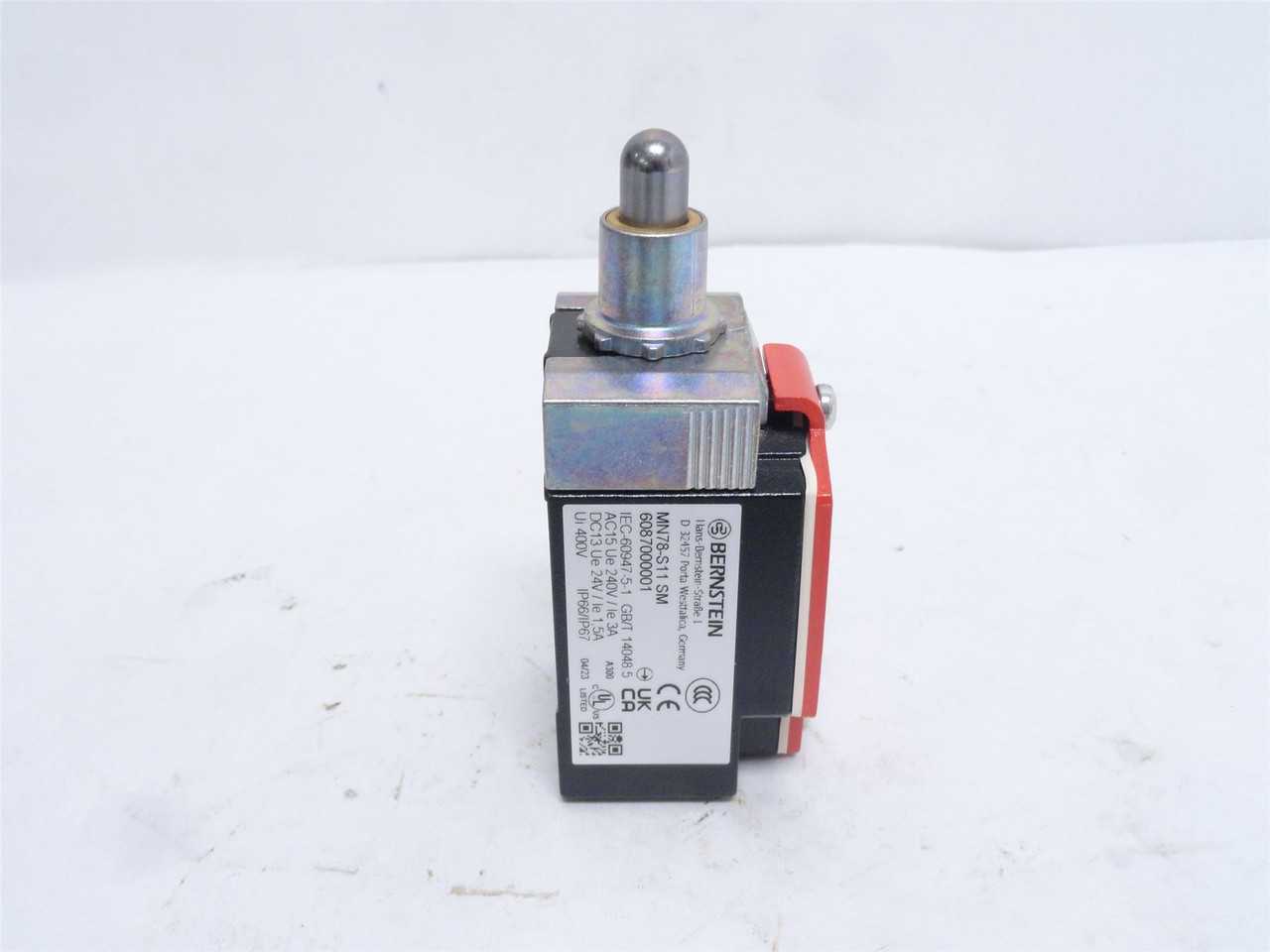 Bernstein MN78-S11 SM; Limit Switch 6087000001 240VAC; 1/2NPT
