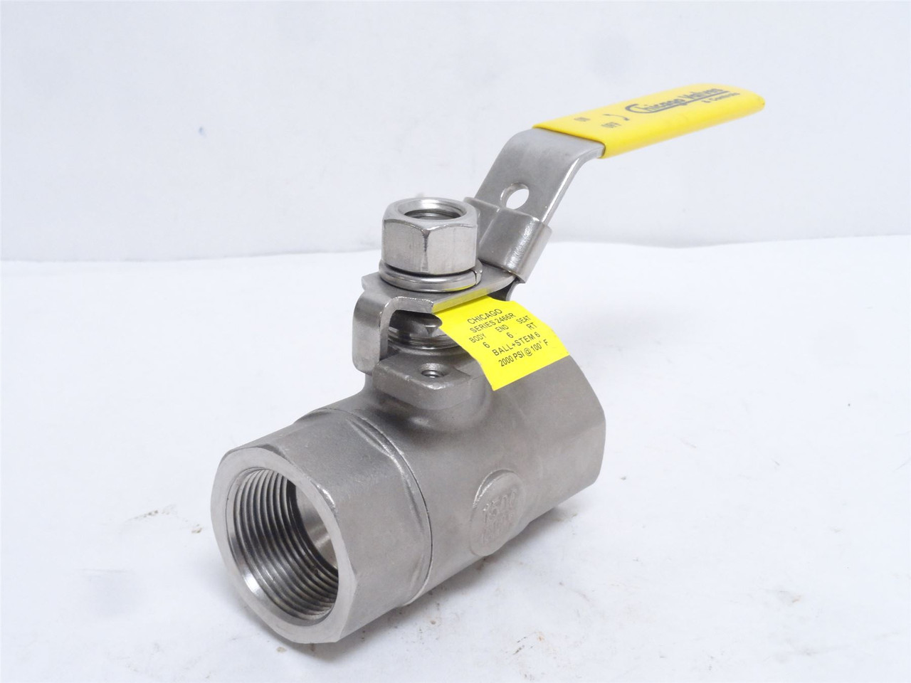 Chicago 2466R; Ball Valve; SS; 1-1/4NPT; 1500CWP