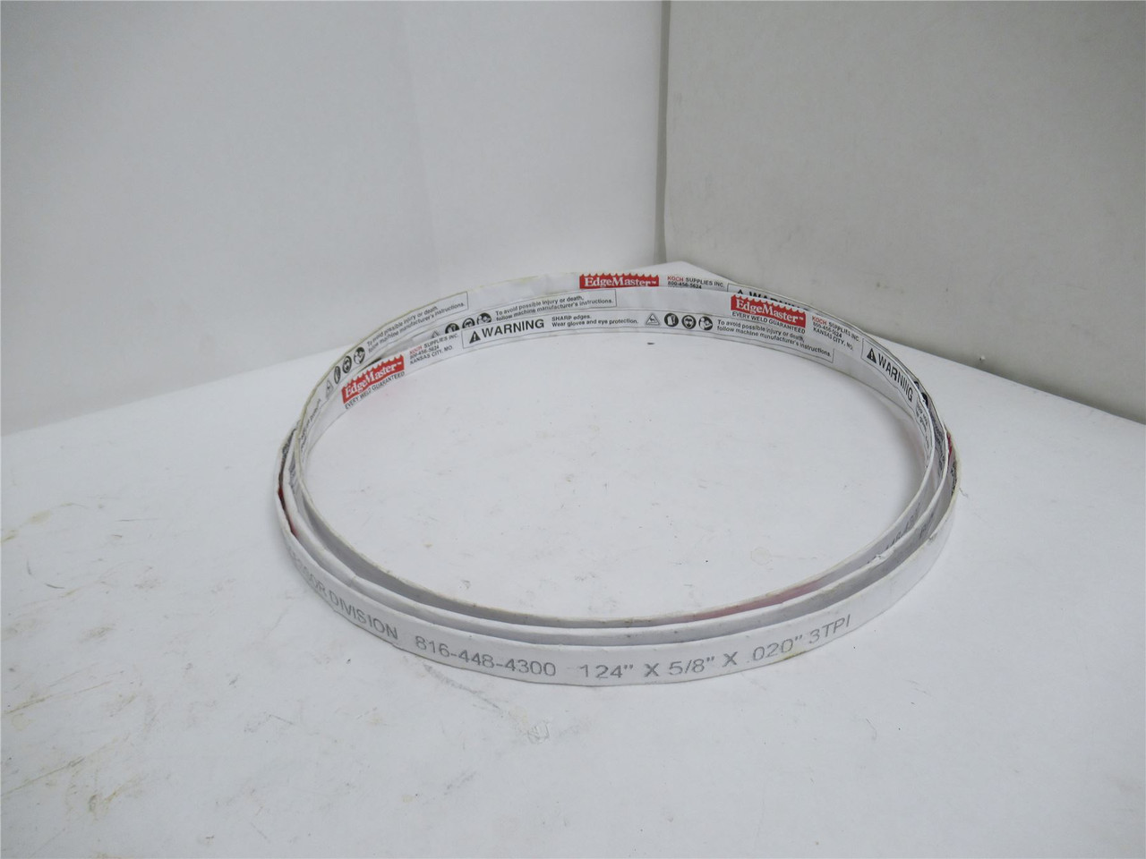 Bunzl 235157; Lot-59 Edgemaster Saw Blades 124"x 5/8" x .020"
