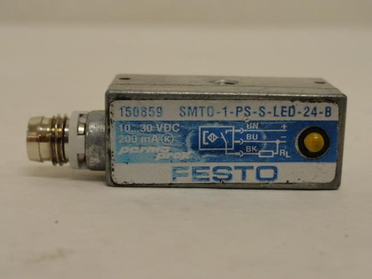 Festo SMTO-1-PS-S-LED-24-B; Inductive Prox Switch 150859; 10-30VDC