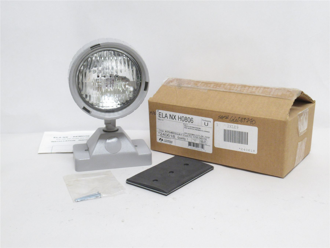Lithonia ELA-NX-H0806; Wet Location Remote Head: Halogen