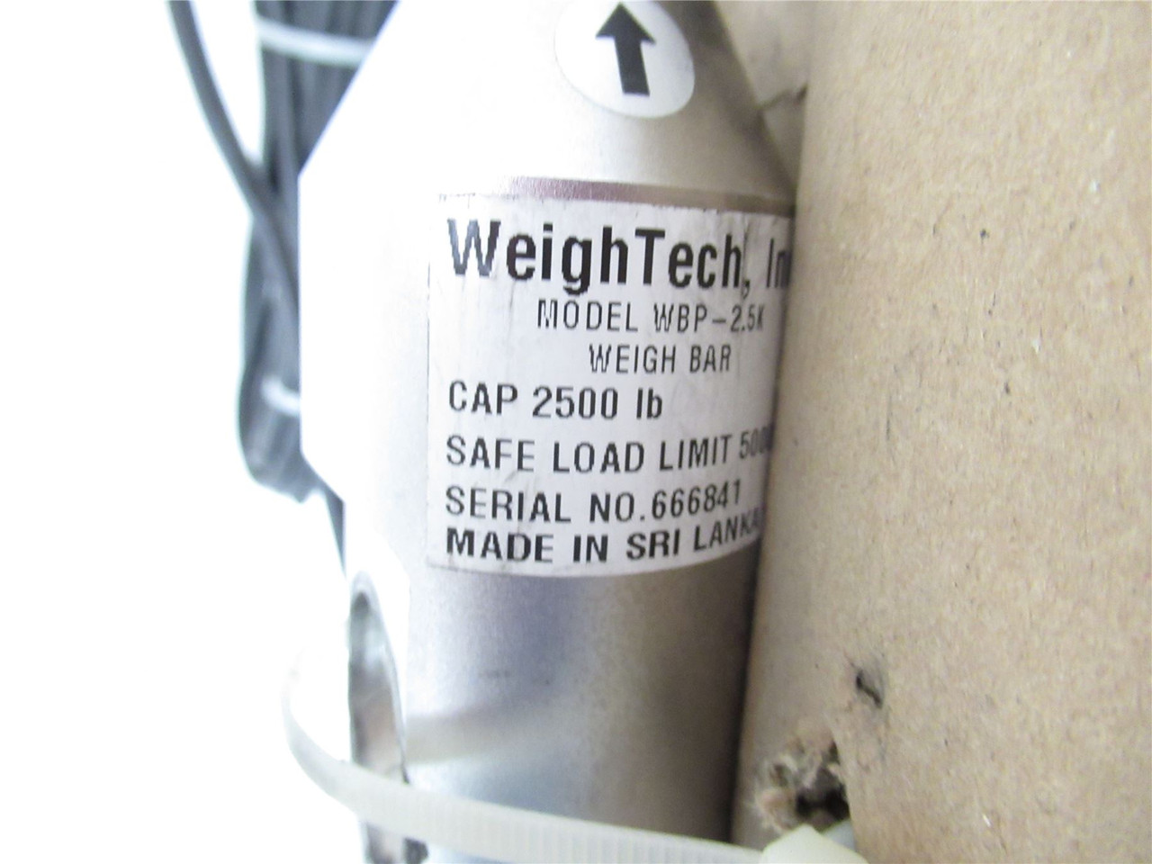 Weightech WBP-2.50K; Load Cell 2500 LB
