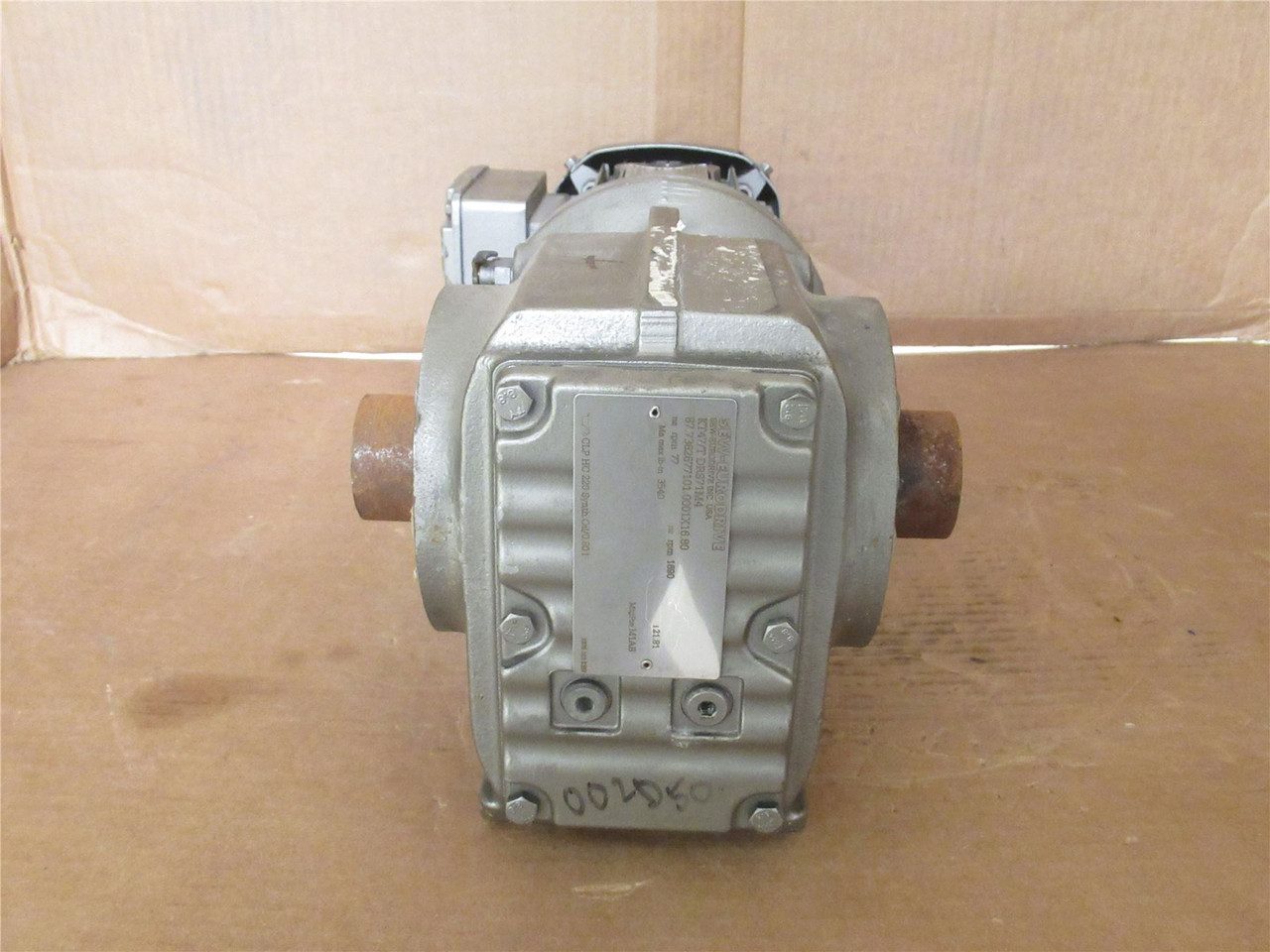 SEW KT47/T DRS71M4; Gearmotor; 21.81:1 Ratio; 3/4HP; 230/460V