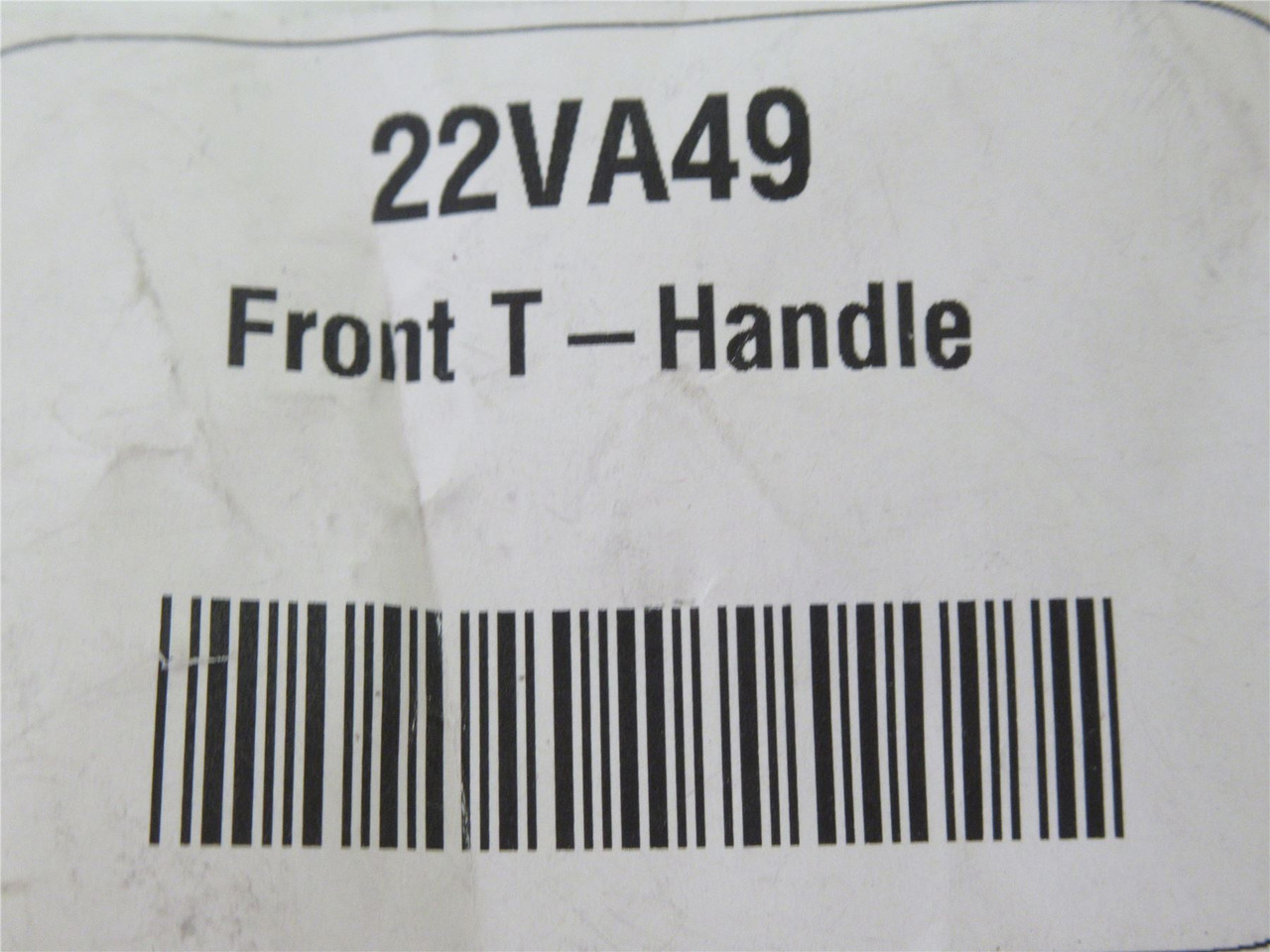 Milwaukee 22VA49; Front T-Handle