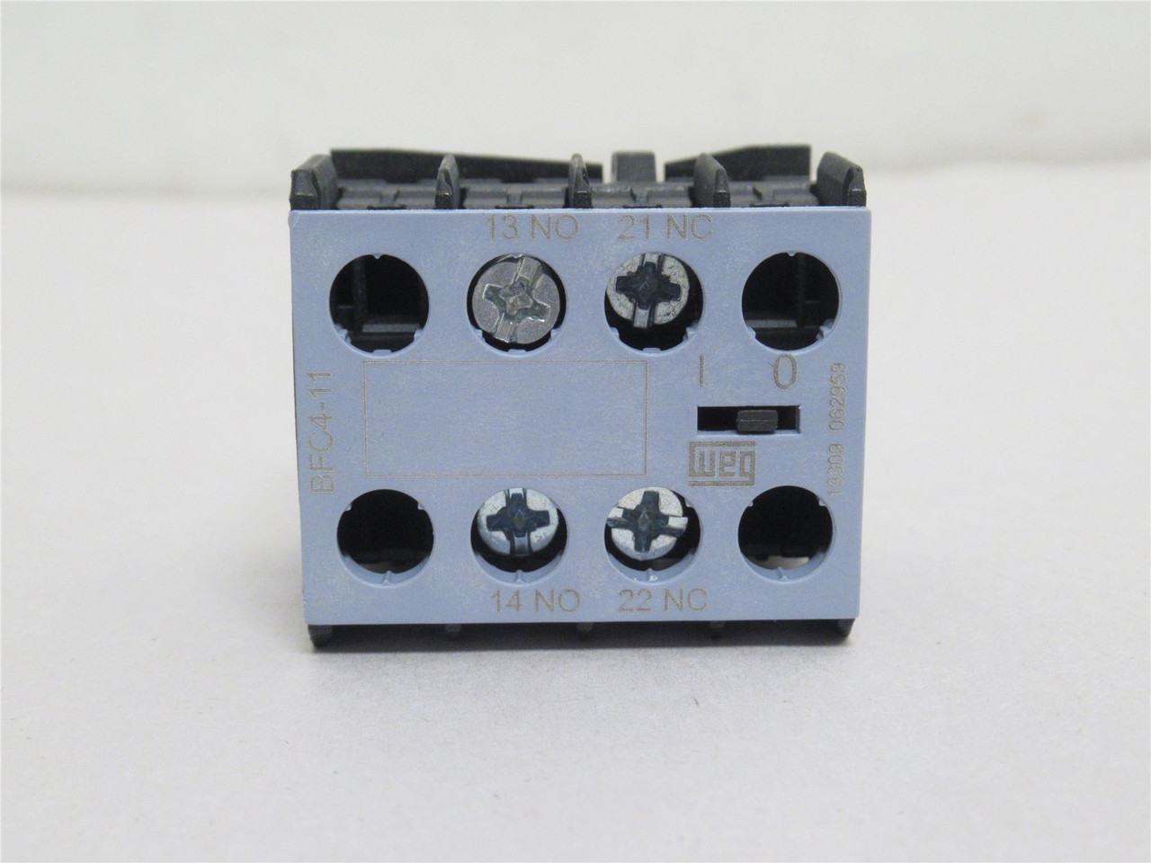 WEG BFC4-11; Aux Contact Block; 1-NO; 1-NC; 6A; 120VAC