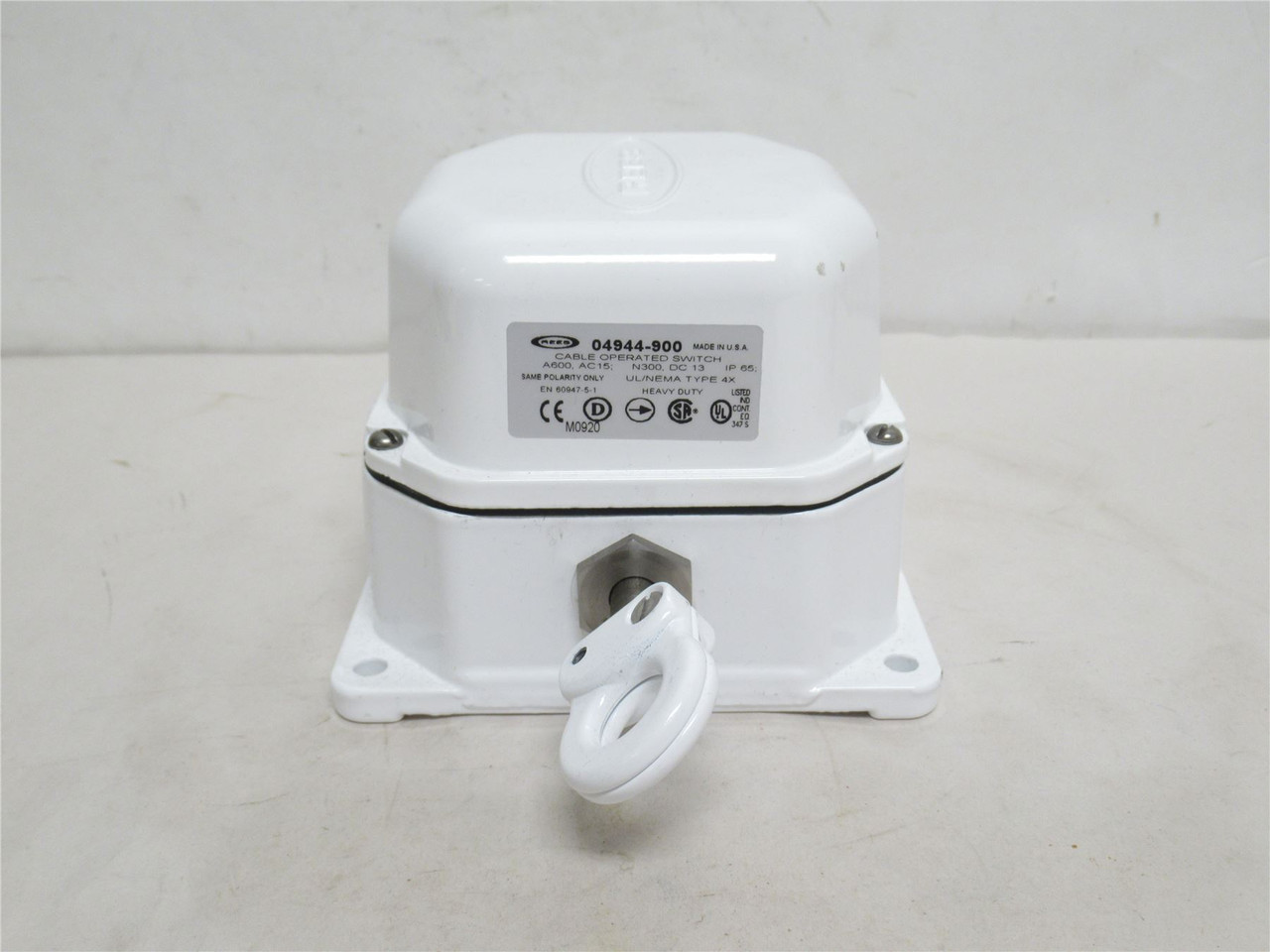 Rees 04944-900; Cable Pull Switch; 1-NO; 1-NC; A600; AC15
