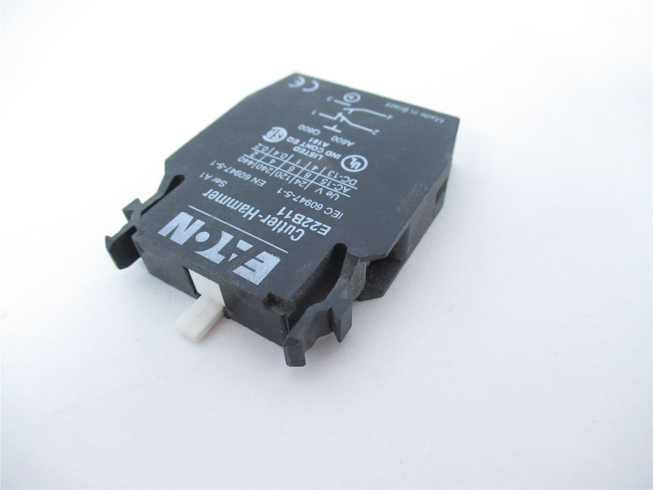 Eaton E22B11; Switch Contact Block 22.5mm 1 NO/1NC