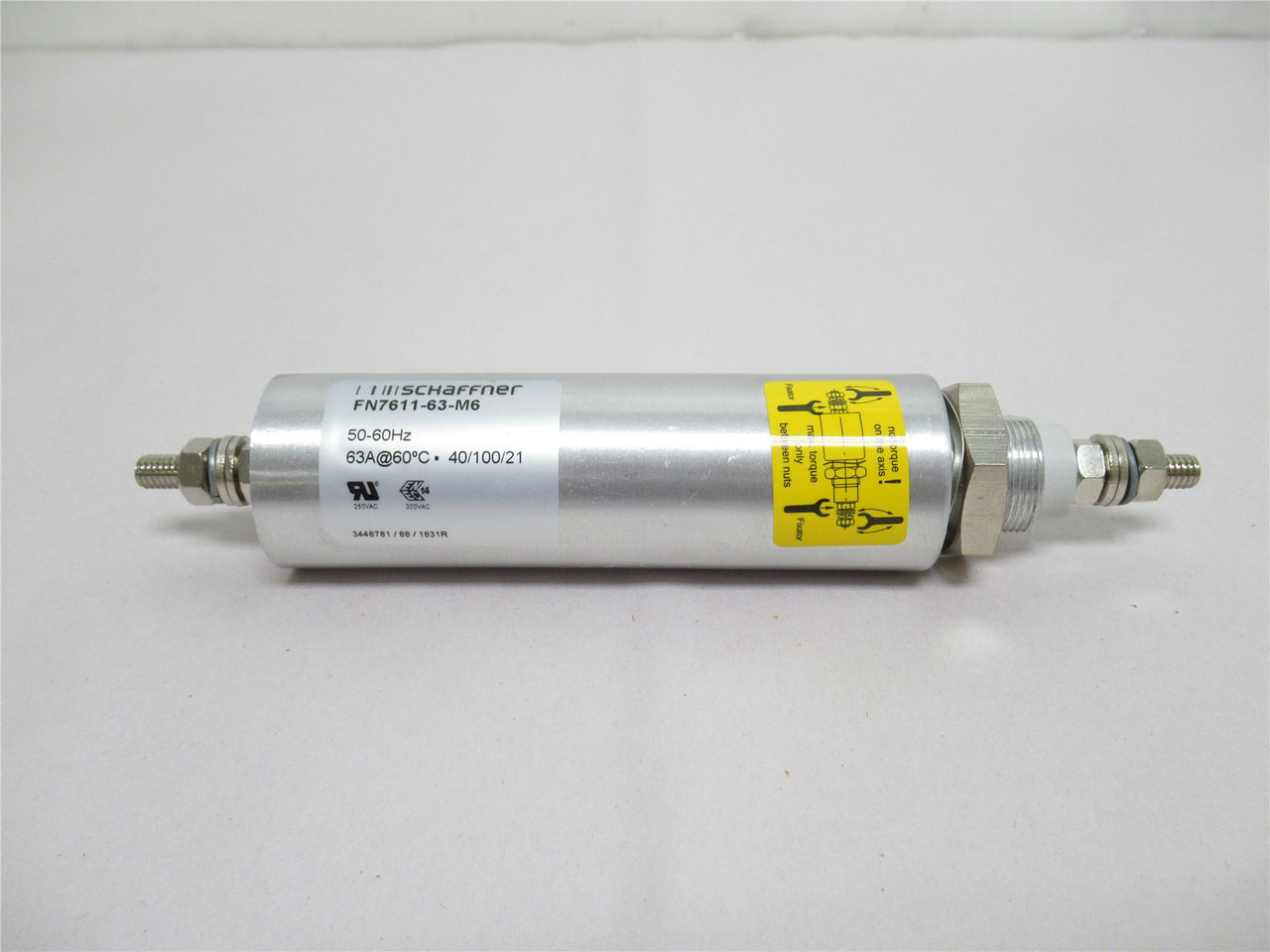 Schaffner FN7611-63-M6; EMI Filter 63A; 1 Channel; 3rd Order
