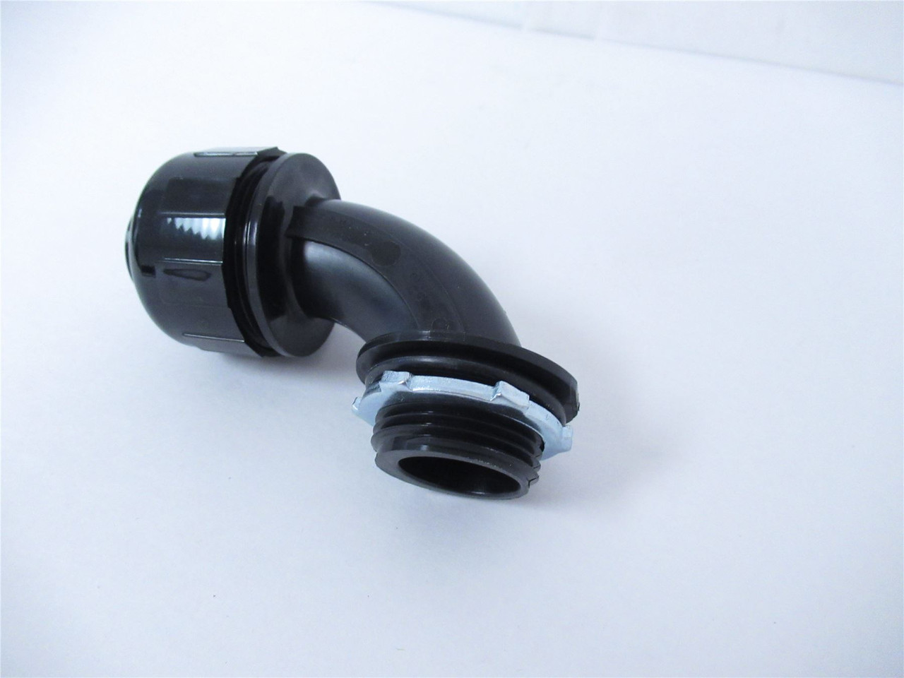 Hubbell P1009NBK; Insulated Connector; 1".; Nylon; 90 Deg