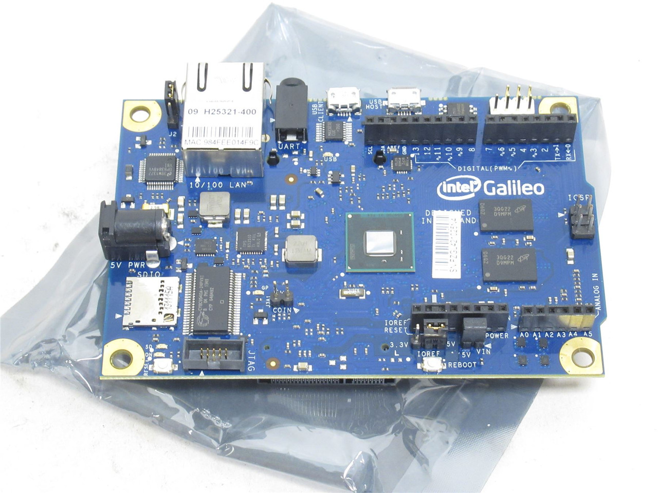 Intel GALILEO1.Y; Microcontroller PC Board Assembly