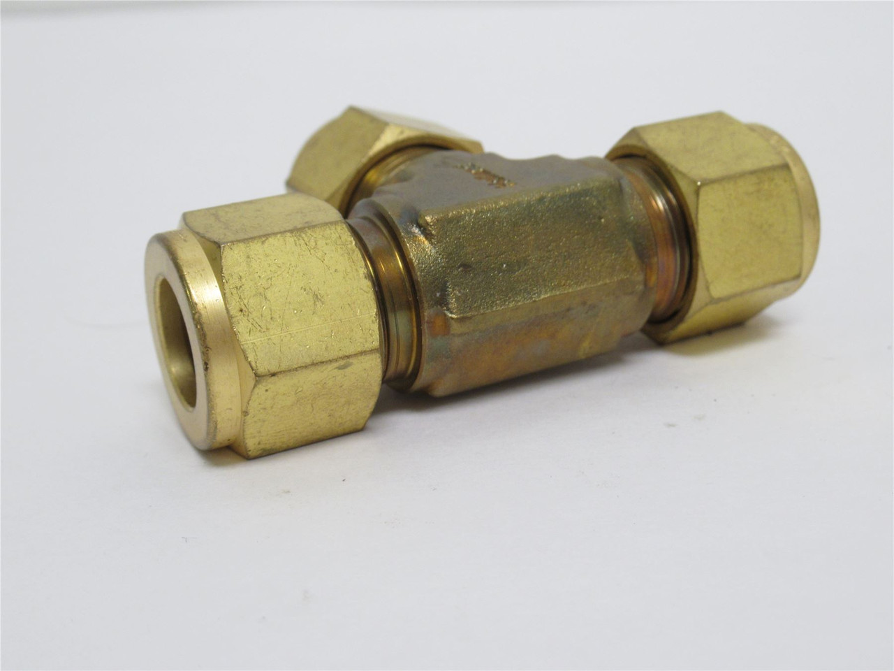 Swagelok B-810-3; Brass Tube Fitting; 1/2" Compression