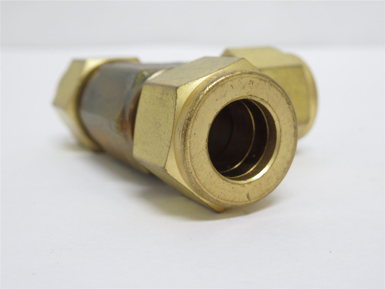 Swagelok B-810-3; Brass Tube Fitting; 1/2" Compression