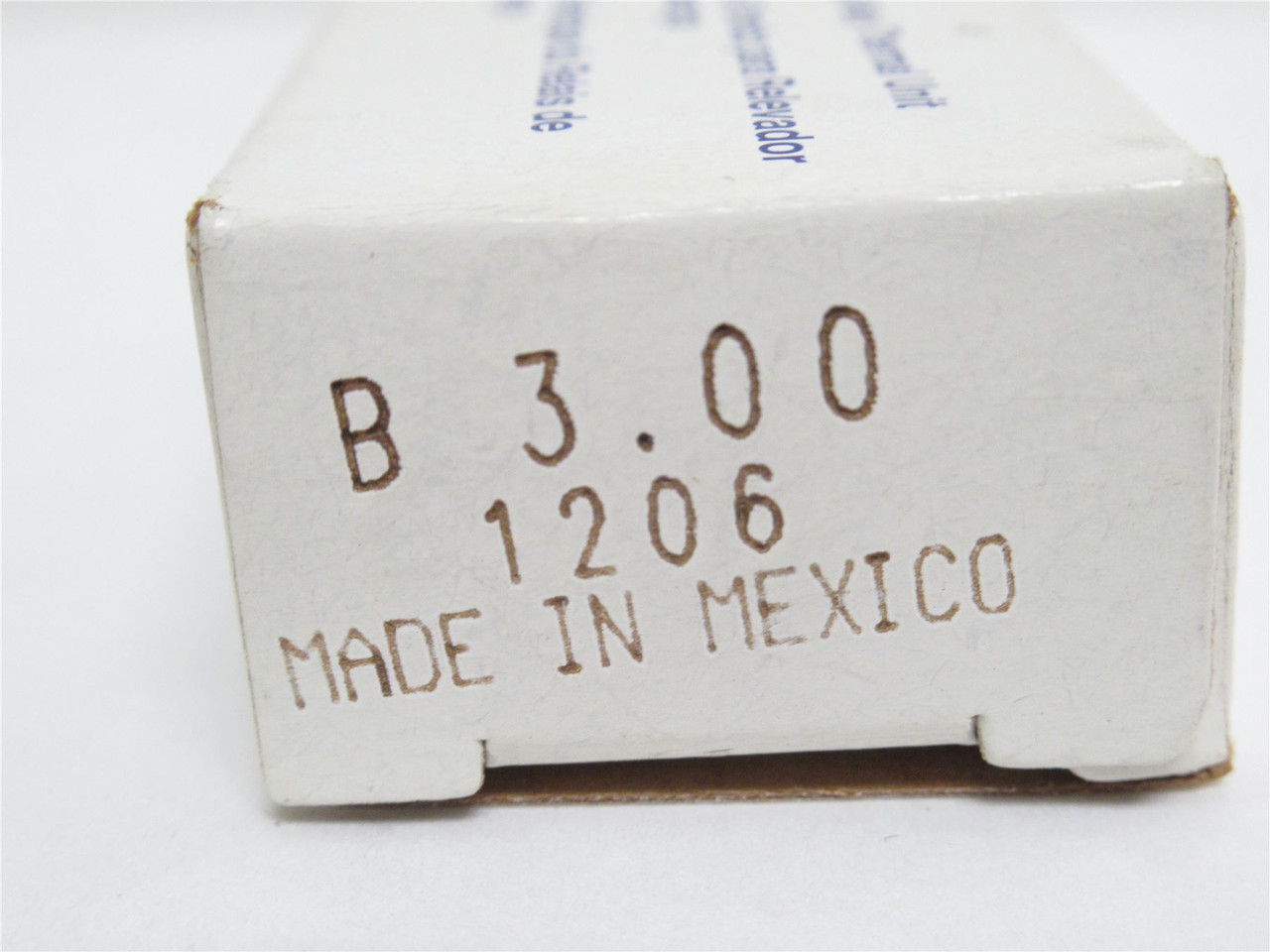 Square D B3.00; Thermal Overload Unit; Series: B