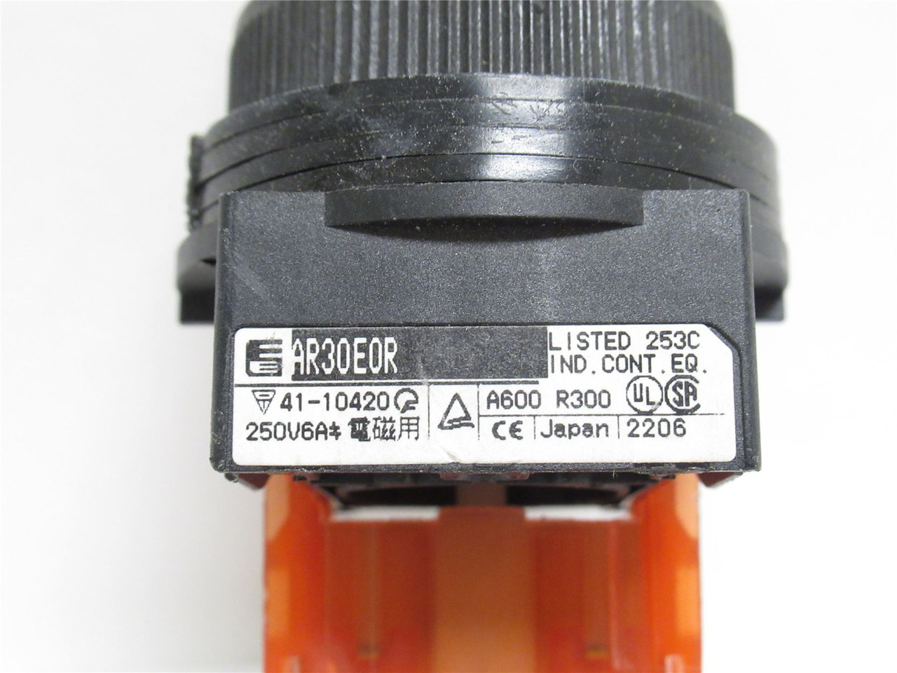 Fuji Electric AR30E0R; Pushbutton Switch; 6A; 250V; Red; 30mm