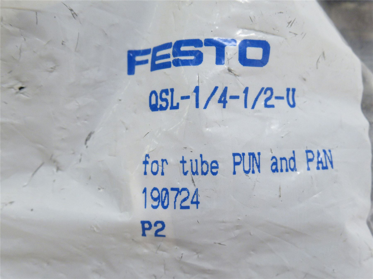 Festo QSL-1/4-1/2-U; Bag-10; Elbows 190724; 90Deg; 1/2 x 1/4"