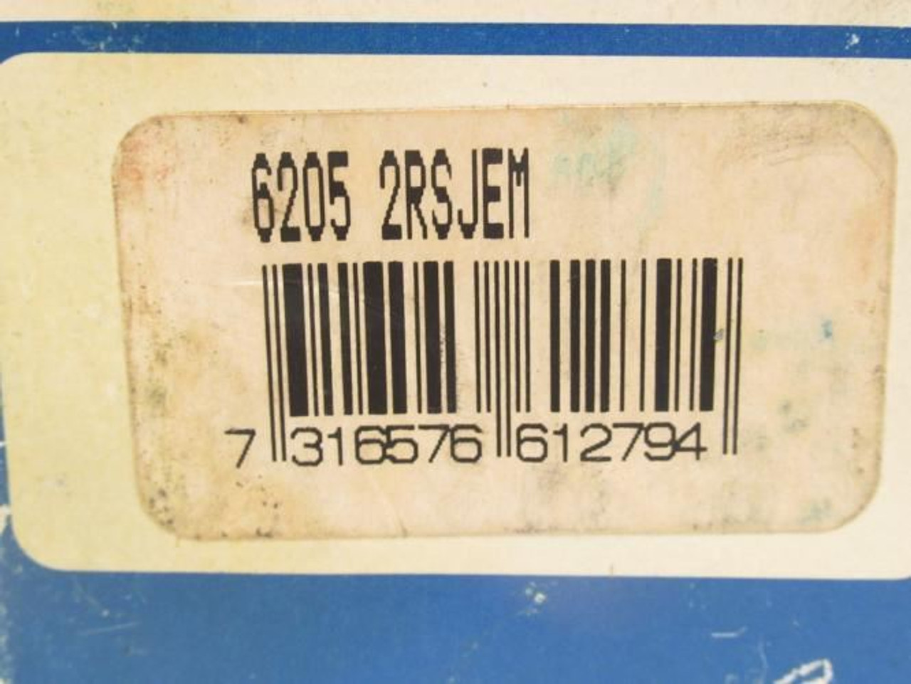 SKF 6205-2RSJEM; Ball Bearing; 25mmID x 52mmOD x 15mm Wide