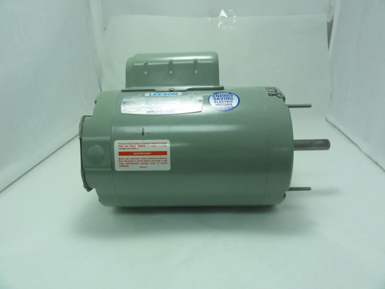 Leeson A6P8NZ2A; Motor; 1/2HP; 825RPM; 1PH; 115/230V