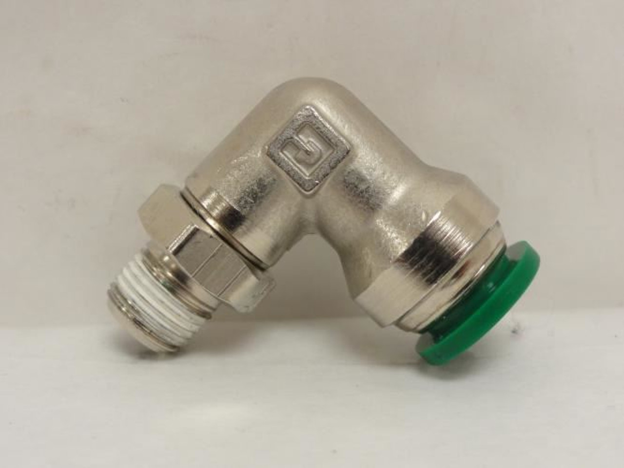 Parker W169PLP-6-2; Swivel Elbow 90Deg; 3/8" Tube x 1/8" NPT
