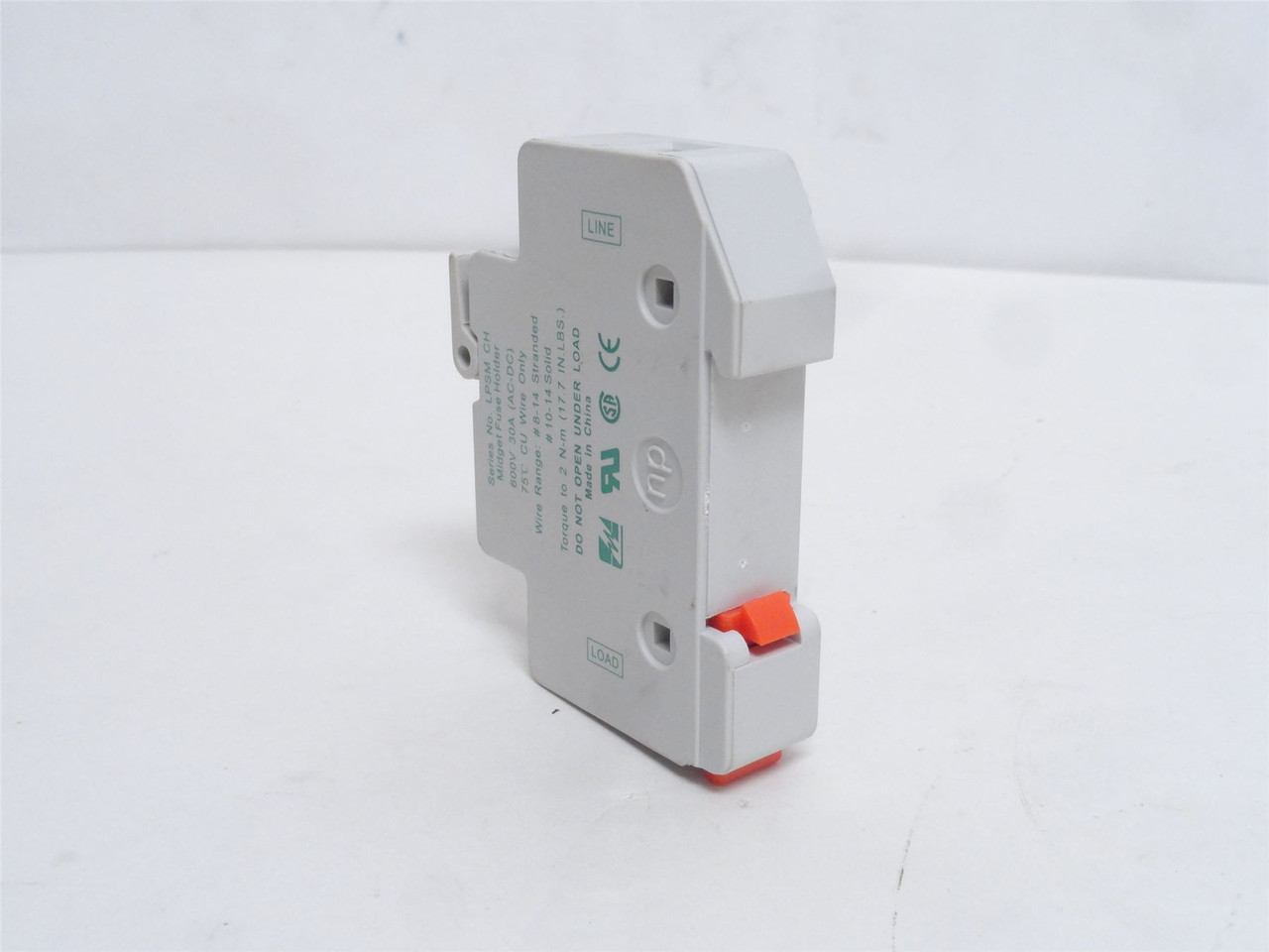 Littlefuse LPSM001; Midget Fuse Dead Front Fuse Holder 1P; 30A