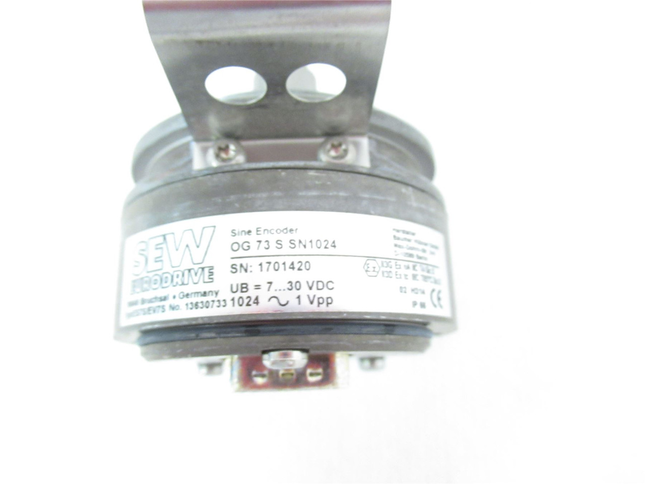 SEW OG73SSN1024; Incremental Encoder 7-30 VDC DSub 15 PIN