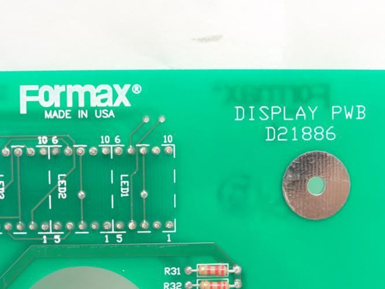 Formax D21886; Display Board