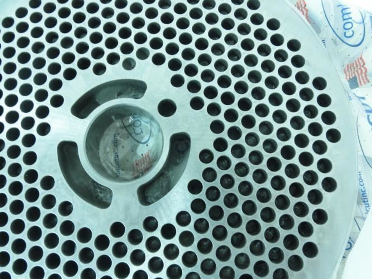 Combicut CH3045110; Grinder Plate; 10mm Holes; 12" OD