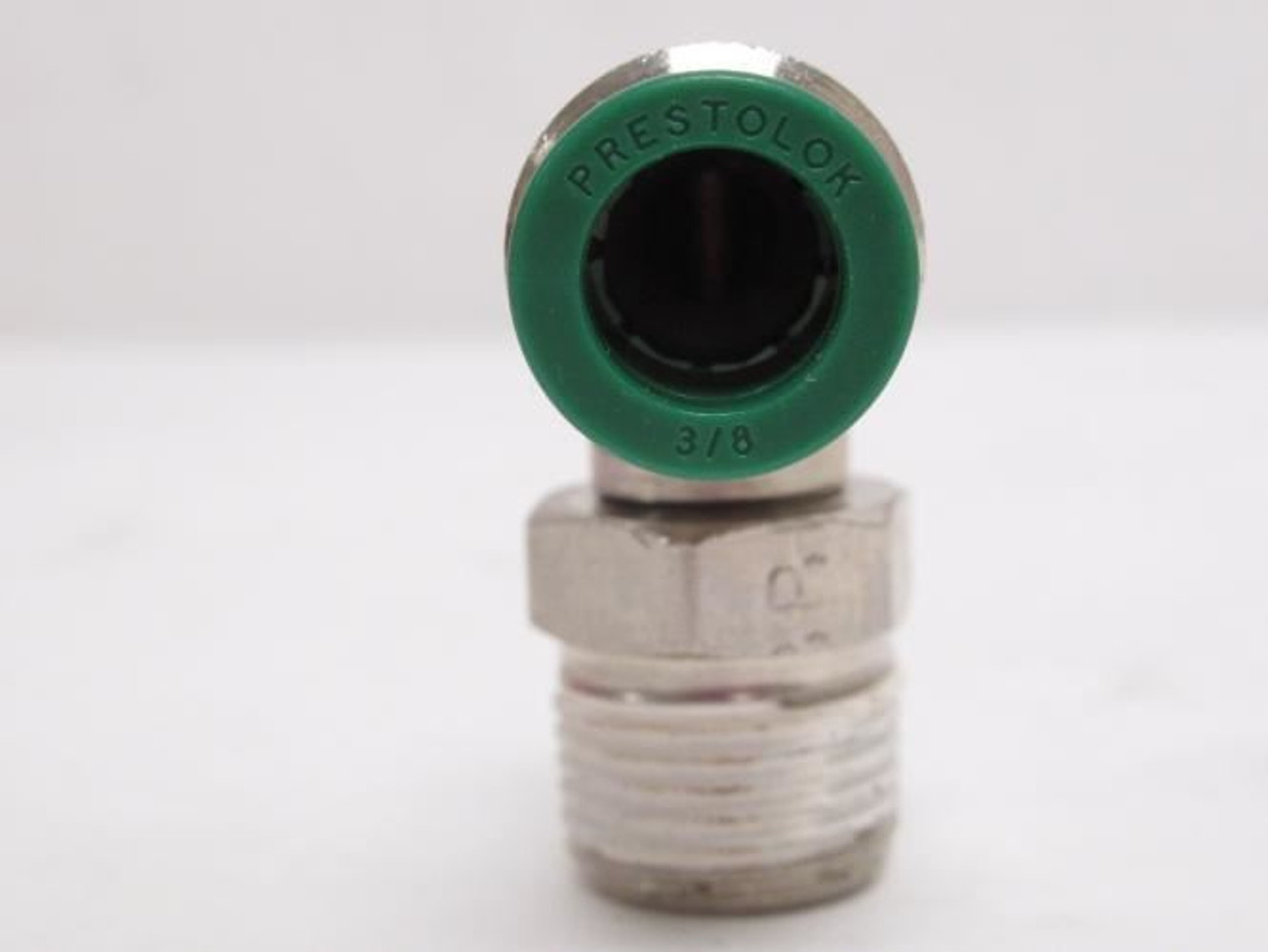 Parker W169PLP-6-6; Brass Swivel Elbow; 90Deg; 3/8"PTC x 3/8NPT