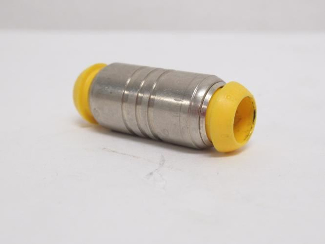 Parker HPB8; Brass Prestolok Tube Union 8mm Tube; Nickel Plate