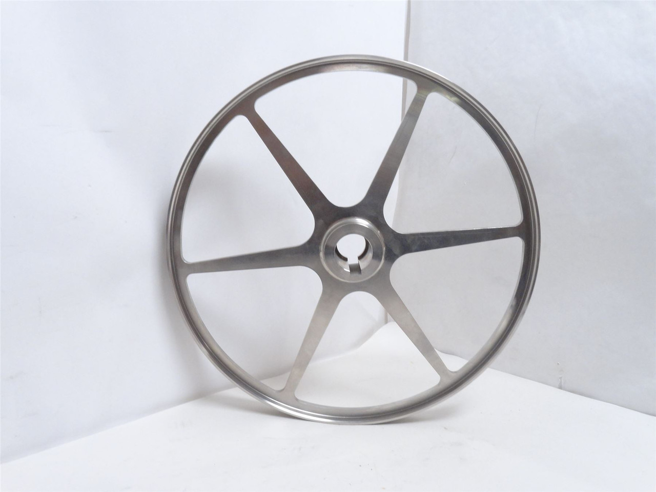 Hollymatic 6805164; Defender Saw Lower Wheel; SS; 16"OD