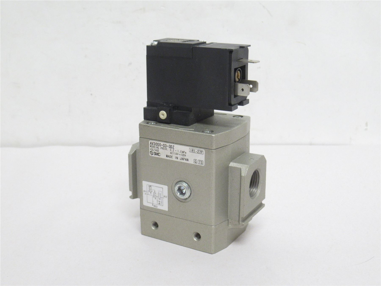 SMC AV3000-03-3DZ; Soft Start-up Valve; 0.2-1.0mpA; 94-138vac