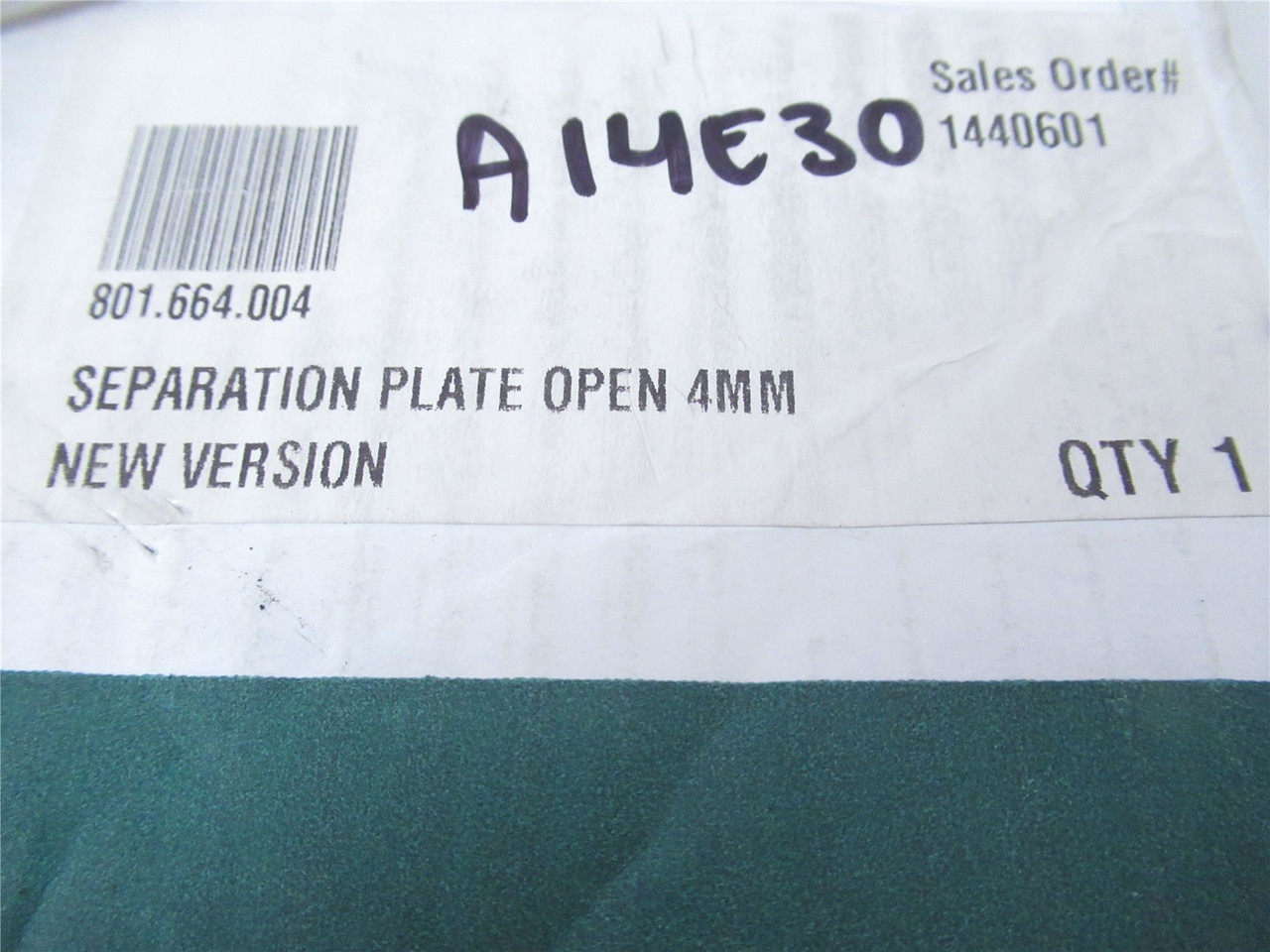 Vemag 801.664.004; Separation Plate Open 4mm
