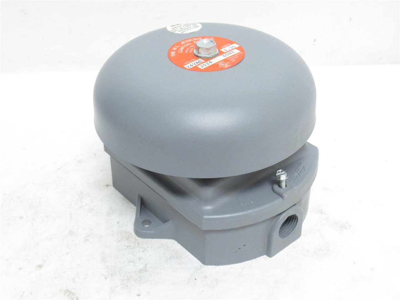 WL Jenkins 2024; Indoor/Outdoor Bell; 24VAC; 0.35 Amps
