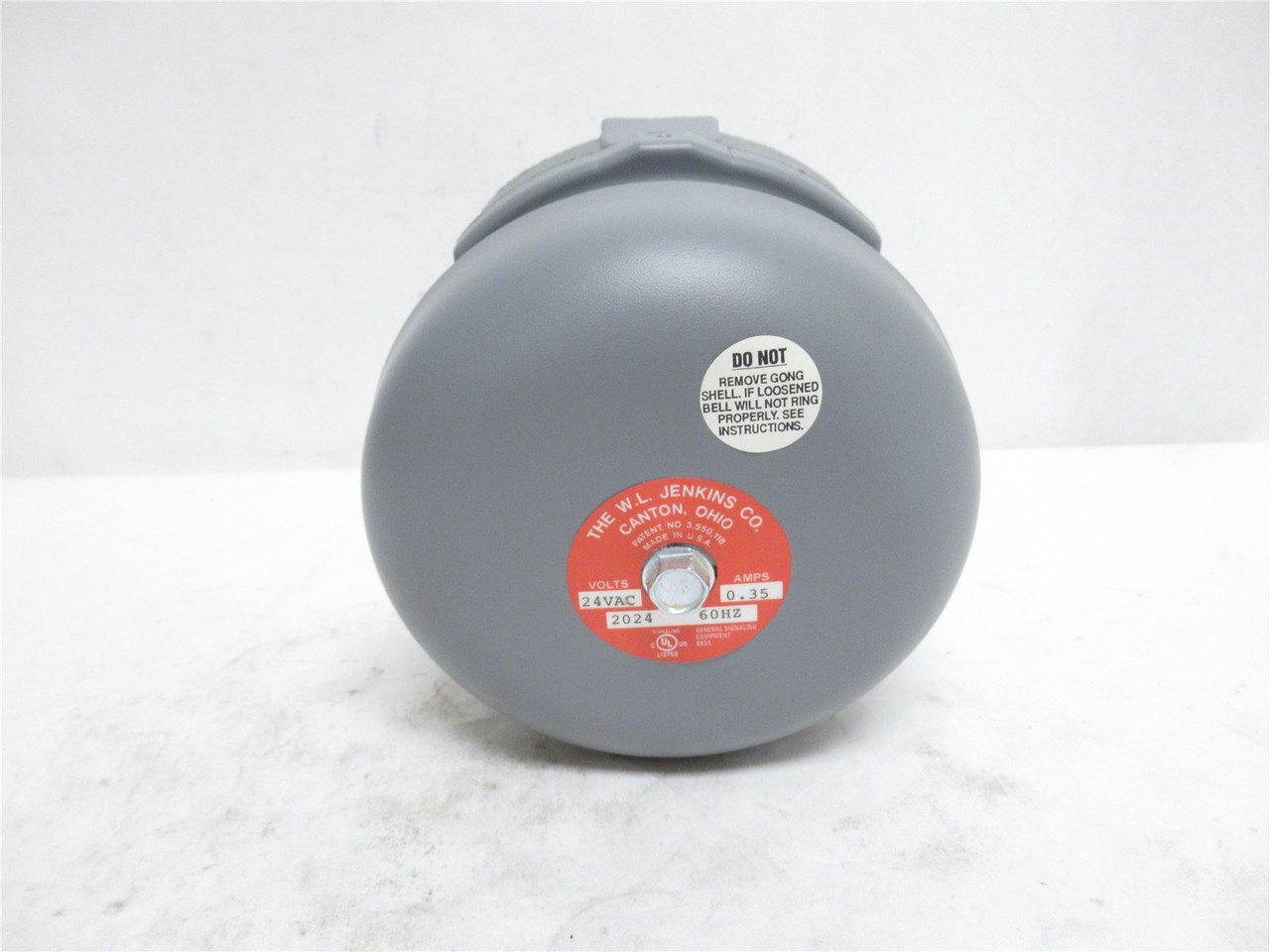 WL Jenkins 2024; Indoor/Outdoor Bell; 24VAC; 0.35 Amps