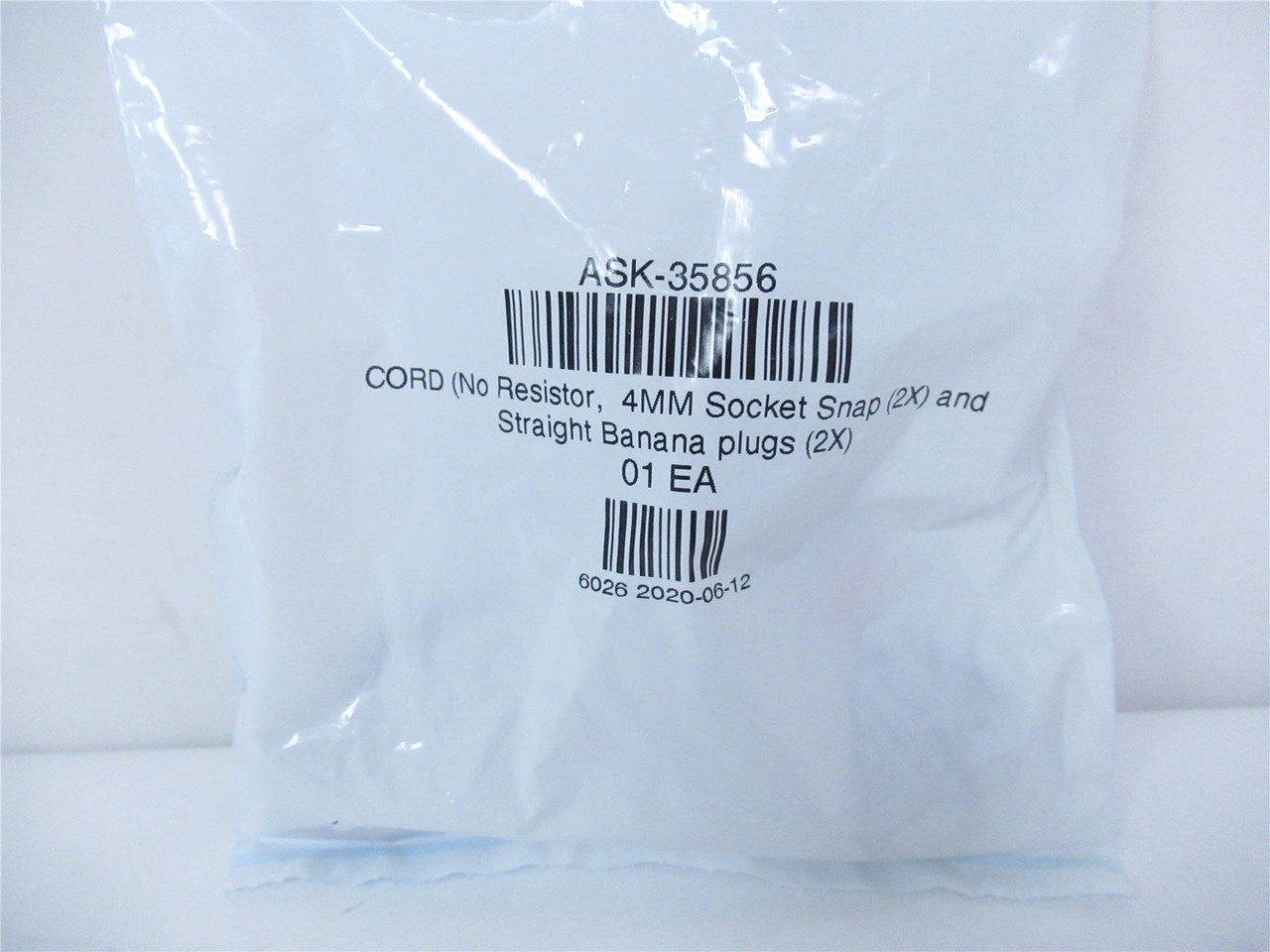 Hollymatic ASK-35856; Cord no resistor; 4mm socket snap (2x)