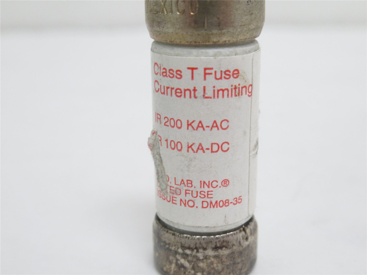 Gould A6T15; Very Fast Acting Fuse; 15A; 600VAC/300VDC