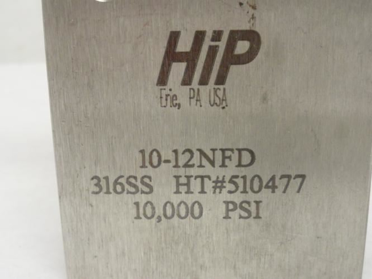 HiP 10-12NFD; Connection Valve 510477; SS-316; 1/2NPT; 10;000PSI