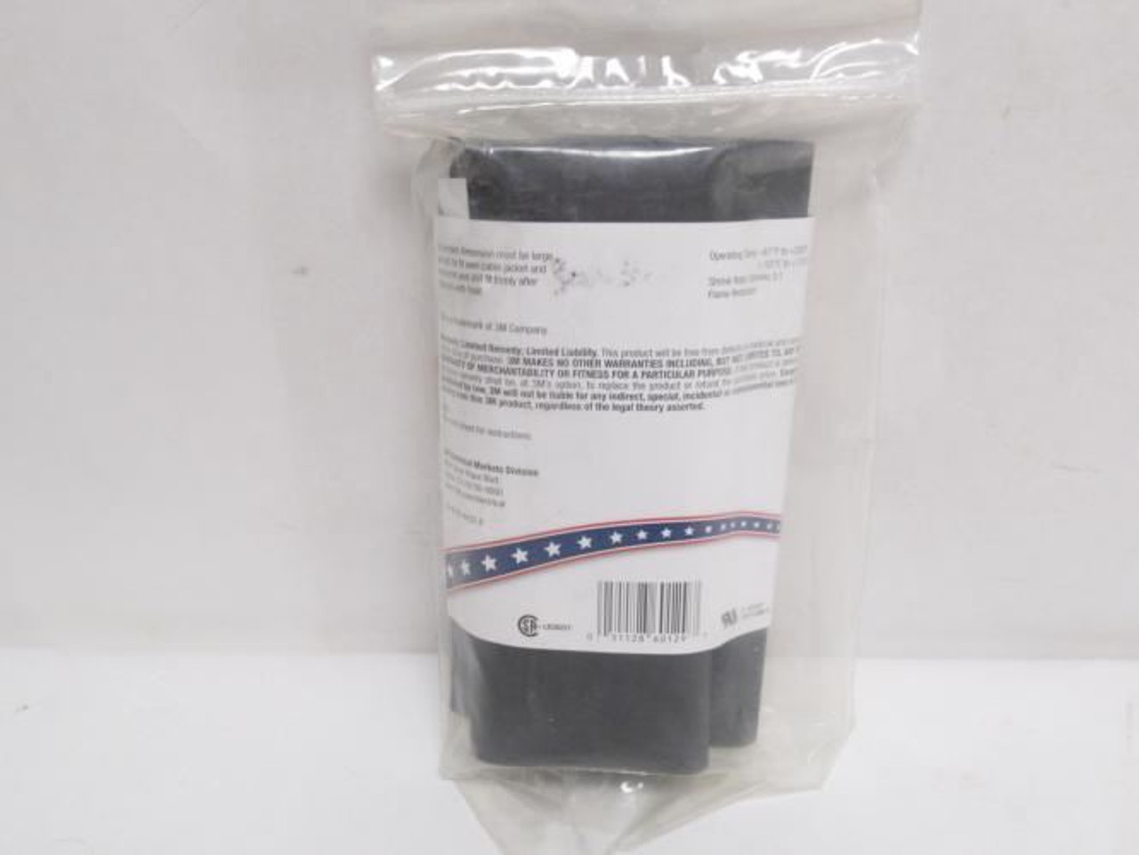 3M EPS-300-1/2-6; Bag-3; Black Heat Shrink; 1-1/2"ID x 6" Long