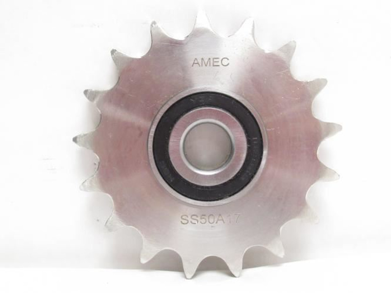 AMEC 50BB17HSS; Idler Sprocket; SS; 5/8"ID; 17 Teeth