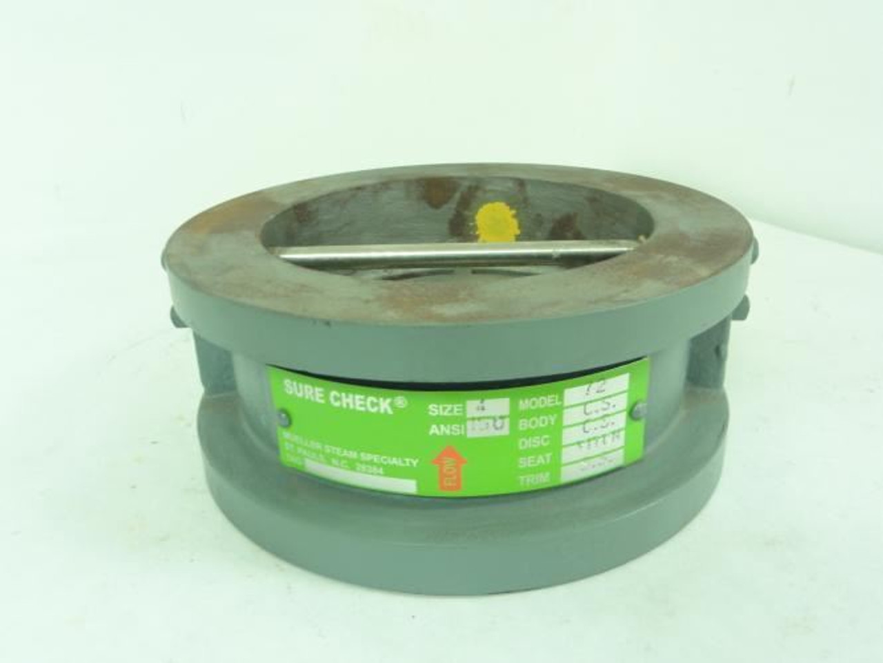 Mueller Steam 72DHD4H; Double Disk Check Valve; 4"ID;