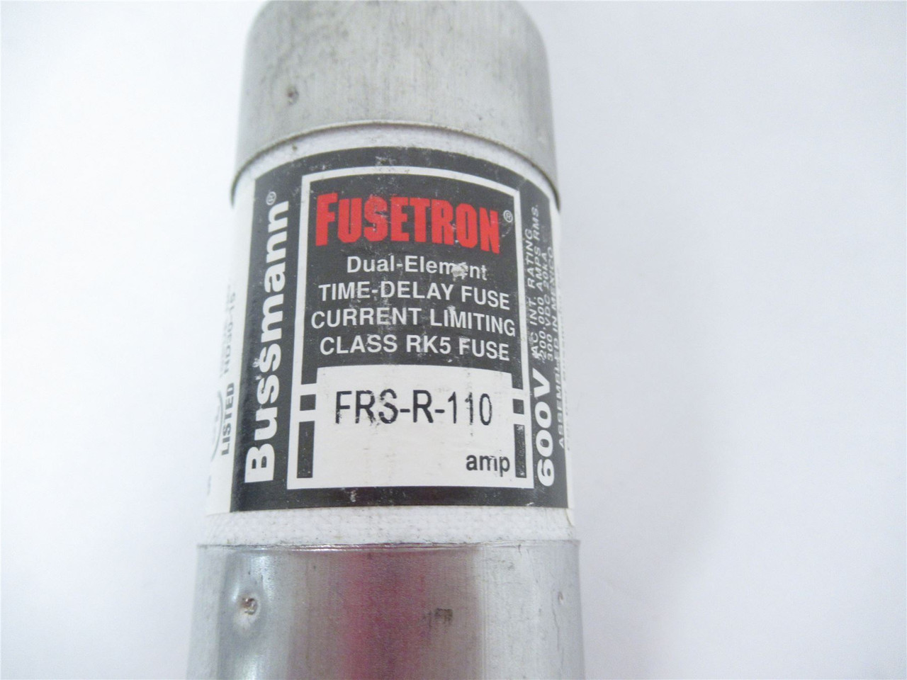 Bussmann FRS-R-110; Fuse 110 AMP 600V Class RK5