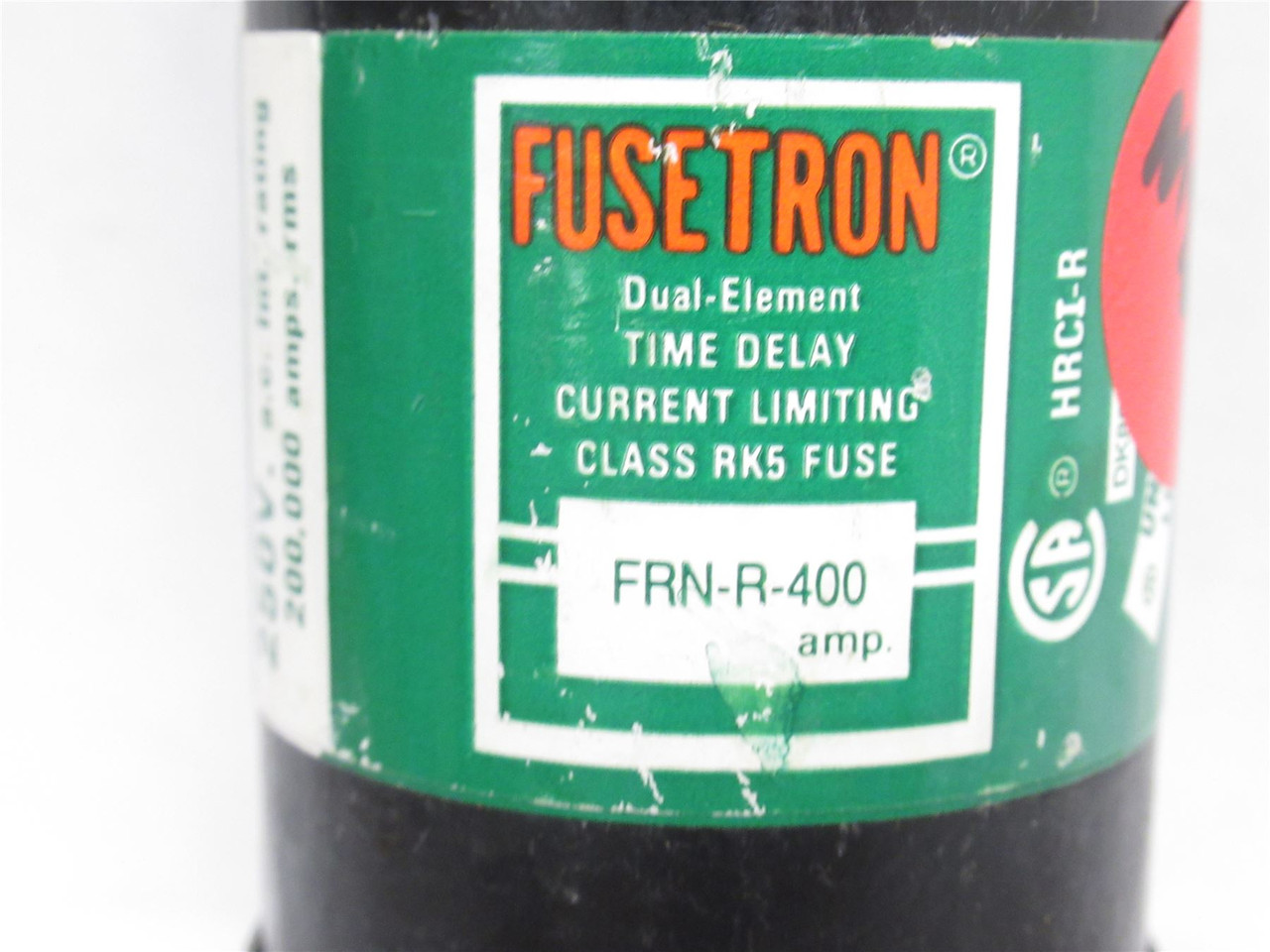 Bussmann FRN-R-400; Dual Element Time Delay Fuse; 400A; 250VAC