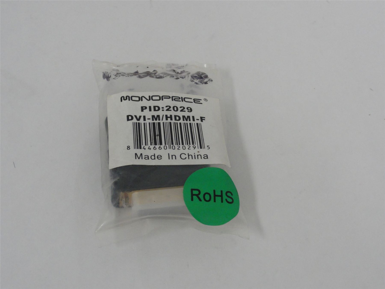 Monoprice 2029; DVI-D Single Link Male to HDMI Female Adapter