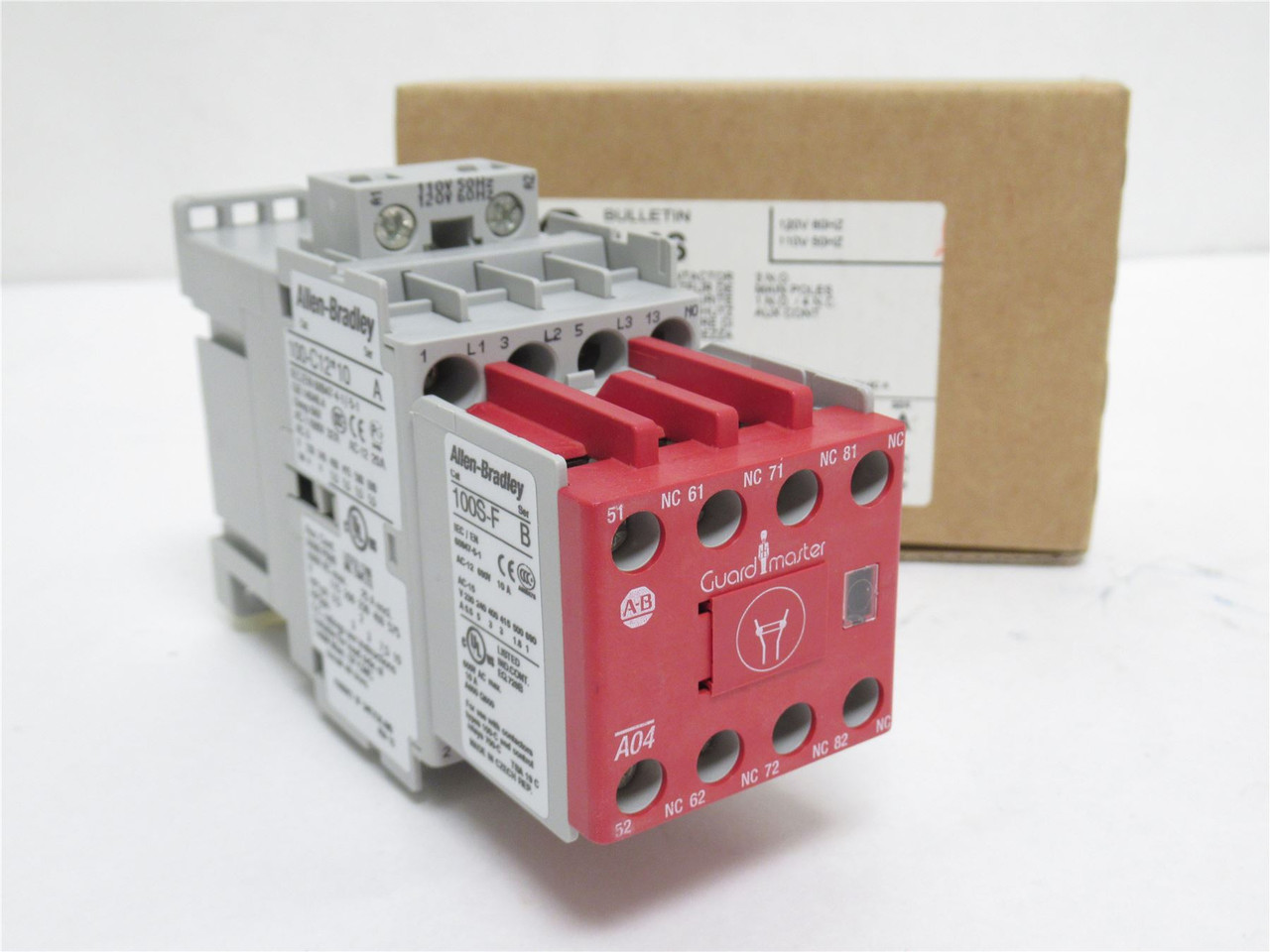 Allen-Bradley 100S-C12D14C; Contactor 12A; 600VAC; Coil: 120V