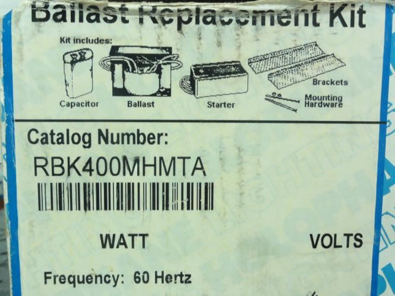 Holophane RBK400MHMTA; Ballast Replacement Kit