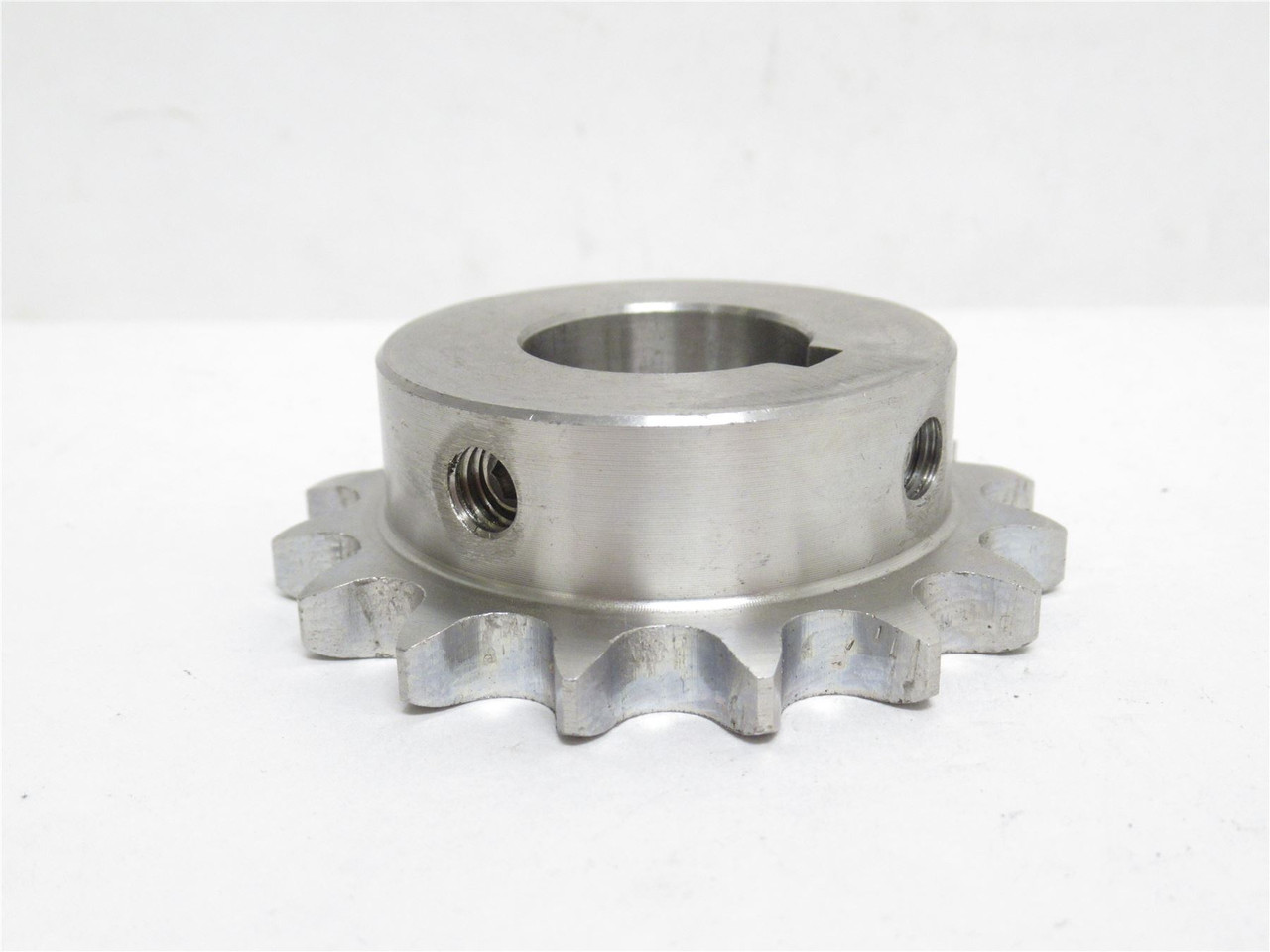 MFG- SS40B16X1; Sprocket #40; SS; 16 Teeth; 1"ID